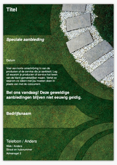 Voorvertoning ontwerp voor Ontwerpgalerij: Tuinieren Foamborden, A3 (297 x 420 mm)