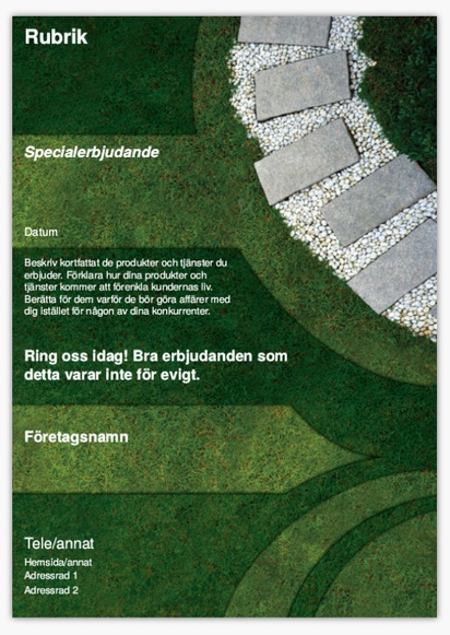 Förhandsgranskning av design för Designgalleri: Trädgård & landskapsarkitektur Kapaskivor, A3 (297 x 420 mm)