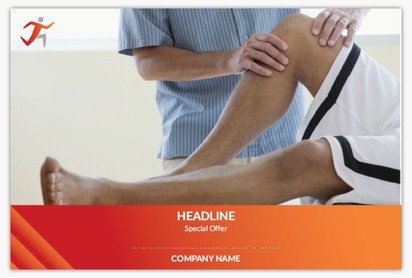 Design Preview for Sports Medicine Postcards Templates, 4" x 6"