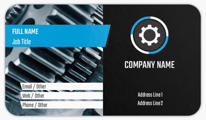 Design Preview for Design Gallery: Welding & Metal Work Rounded Corner Business Cards, Standard (3.5" x 2")