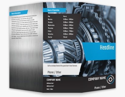 Design Preview for Manufacturing & Distribution Custom Brochures Templates, 8.5" x 11" Tri-fold