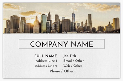 Design Preview for Design Gallery: Business Services Natural Uncoated Business Cards