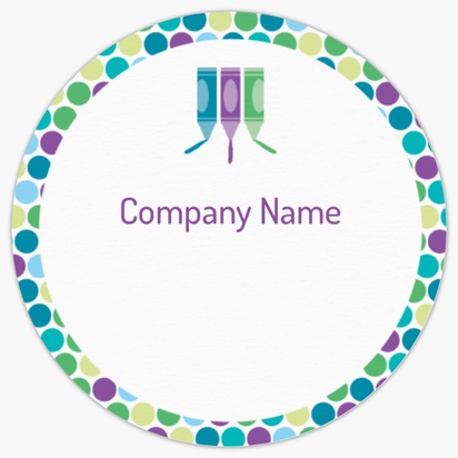 Design Preview for Design Gallery: Nursery Schools Product Labels on Sheets, Circle 3.8 x 3.8 cm