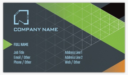 Design Preview for Design Gallery: Building Construction Non-Tearable Visiting Cards