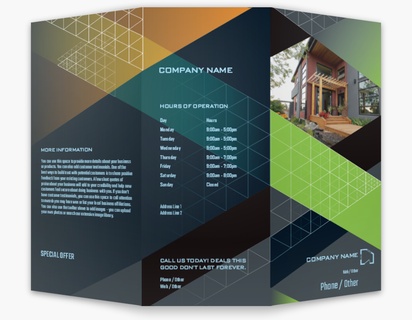 Design Preview for Design Gallery: Architecture Custom Brochures, 8.5" x 11" Tri-fold