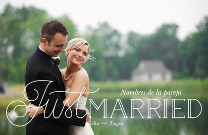 Un tipografía recién casados diseño crema para Eventos con 1 imágenes