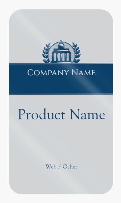 Design Preview for Design Gallery: Politics Product Labels on Sheets, Rounded Rectangle 8.7 x 4.9 cm