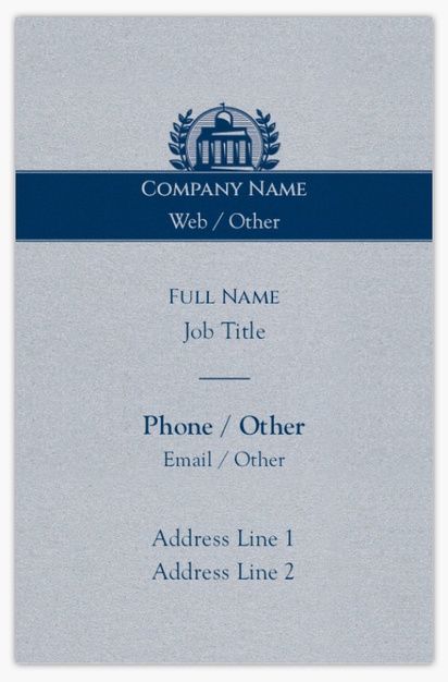 Design Preview for Design Gallery: Guidance & Counseling Pearl Business Cards