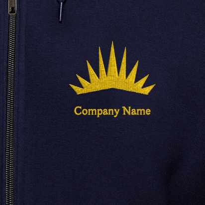 Design Preview for Design Gallery: Manufacturing & Distribution Hoodies, Navy Blue