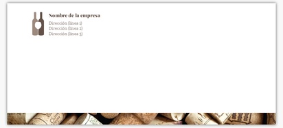 Vista previa del diseño de Galería de diseños de sobres personalizados para comida y bebida, DL (22 x 11 cm)