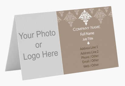 Design Preview for Design Gallery: Interior Design Folded Business Cards