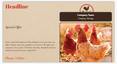 Design Preview for Agriculture & Farming Postcards Templates, 6" x 11"