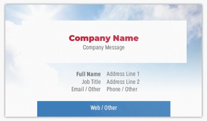 Design Preview for Sports & Fitness Premium Plus Business Cards Templates, Standard (3.5" x 2")