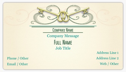 Design Preview for Design Gallery: locksmiths Business Card Stickers