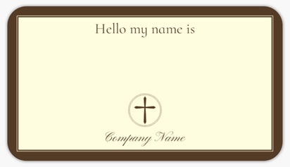 Design Preview for Design Gallery: Religious & Spiritual Name Tags