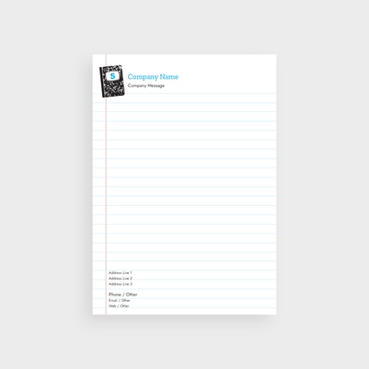 Design Preview for Design Gallery: Writing & Editing Letterheads