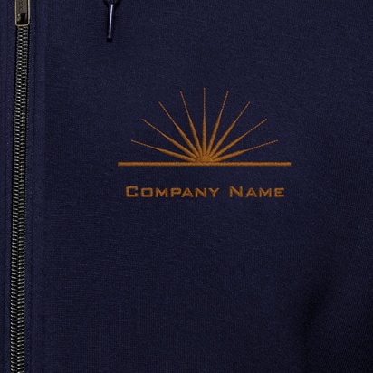 Design Preview for Design Gallery: Customised Hoodies, Navy Blue