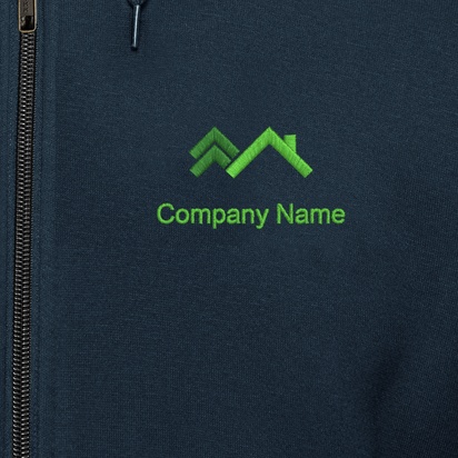 Design Preview for Design Gallery: Hoodies, Navy Blue