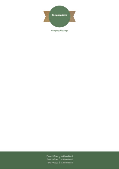 Design Preview for Design Gallery: Agriculture & Farming Letterhead