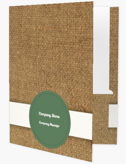 Design Preview for Design Gallery: Agriculture & Farming Presentation Folders, A4