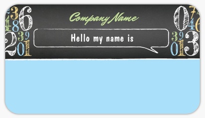 Design Preview for Design Gallery: Elementary Schools Name Tags