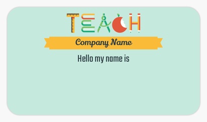 Design Preview for Design Gallery: Elementary Schools Name Stickers
