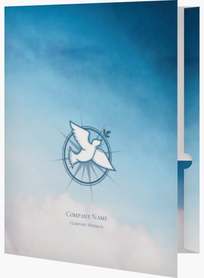 Design Preview for Design Gallery: Religious & Spiritual Custom Presentation Folders, 9.5" x 12"