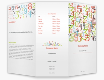 Design Preview for Design Gallery: Tutoring & Training Custom Brochures, 8.5" x 11" Tri-fold