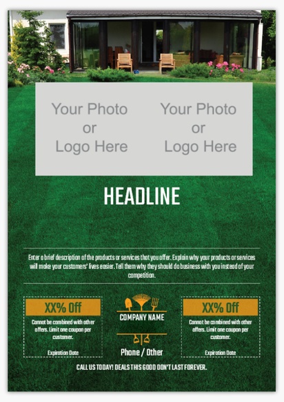 Design Preview for Design Gallery: Landscaping & Gardening Flyers, None A5
