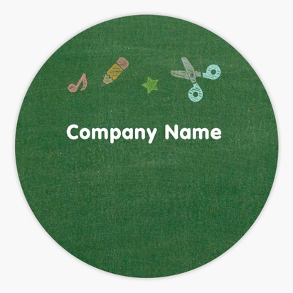 Design Preview for Design Gallery: Education & Child Care Roll Labels, Circle 4 x 4 cm