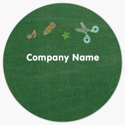 Design Preview for Design Gallery: Education & Child Care Product Labels on Sheets, Circle 3.8 x 3.8 cm