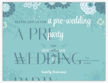Design Preview for Design Gallery: Wedding Events Moving Announcements, 13.9 x 10.7 cm