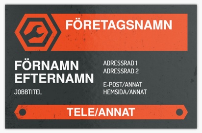 Förhandsgranskning av design för Designgalleri: Bildelar & däck Extratjocka visitkort, Standard (85 x 55 mm)