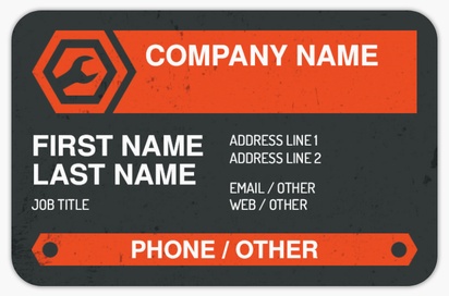 Design Preview for Design Gallery: Mechanics & Auto Body Rounded Corner Business Cards, Rounded Standard (85 x 55 mm)