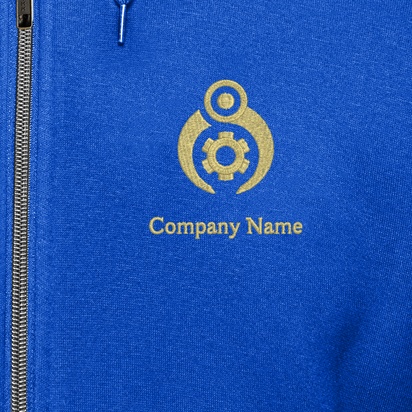 Design Preview for Design Gallery: Manufacturing & Distribution Hoodies, Royal Blue