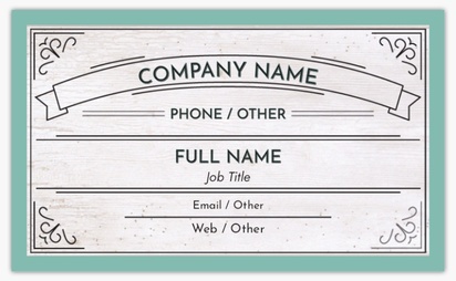 Design Preview for Design Gallery: Antiques Standard Business Cards, Standard (91 x 55 mm)