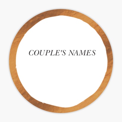 Design Preview for Templates for Wedding Envelope Seals 