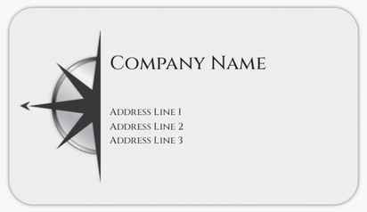 Design Preview for Design Gallery: Financial Consulting Mailing Labels, 8.7 x 4.9 cm