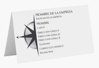 Vista previa del diseño de Galería de diseños de tarjetas de visita plegadas para finanzas y seguros