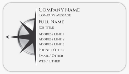 Design Preview for Design Gallery: Financial Consulting Visiting Card Stickers