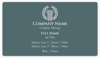 Design Preview for Design Gallery: financial planning Business Card Stickers