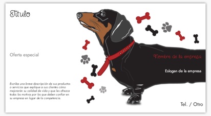 Un perro hot dog diseño negro gris para Animales y mascotas