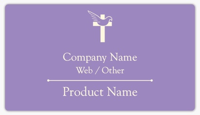 Design Preview for Design Gallery: Religious & Spiritual Product Labels, 8.7 x 4.9 cm Rounded Rectangle