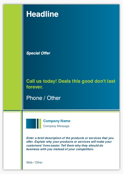 Design Preview for Design Gallery: Business Services Flyers, None A5