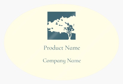Design Preview for Design Gallery: Insurance Product Labels on Sheets, Oval 7.6 x 5.1 cm
