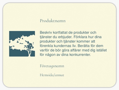 Förhandsgranskning av design för Designgalleri: Försäkring Produktetiketter på ark, Rundad rektangel 10 x 7,5 cm
