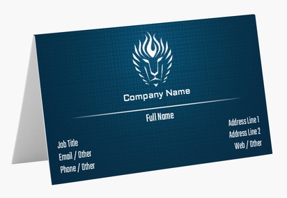 Design Preview for Design Gallery: Financial Planning Folded Business Cards