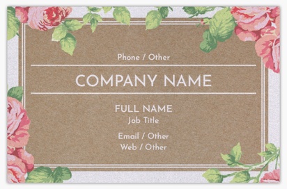 Design Preview for Design Gallery: Florists Pearl Business Cards