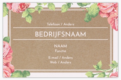 Voorvertoning ontwerp voor Ontwerpgalerij: Bloemen en planten Standaard visitekaartjes, Standaard (85 x 55 mm)