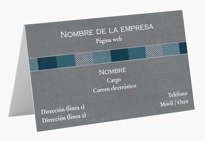 Vista previa del diseño de Galería de diseños de tarjetas de visita plegadas para servicios empresariales